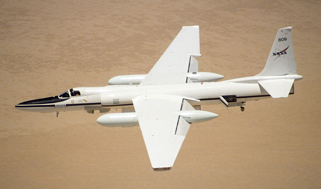 A Lockheed ER-2 operated by NASA for high altitude research. (NASA)